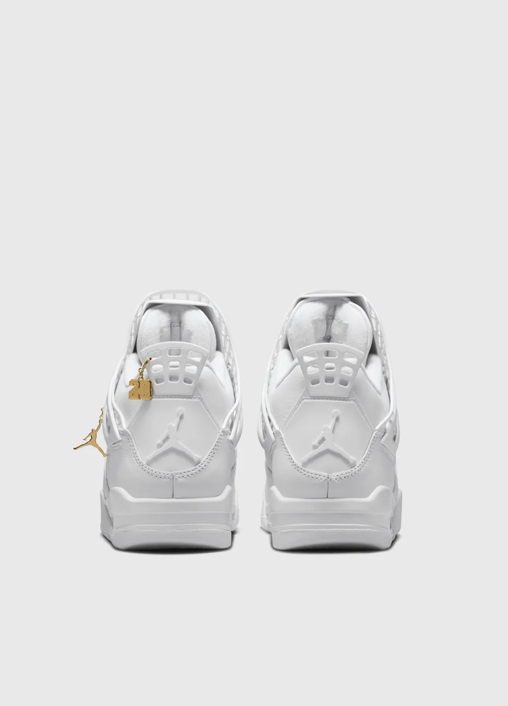 Gentle Step Street Mood Women's Air Jordan 4 Net 'Triple White' Sneakers
