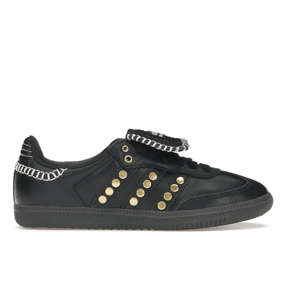 shoe upgrade enhancement kids' size Adidas Samba Wales Bonner Studded Pack Black