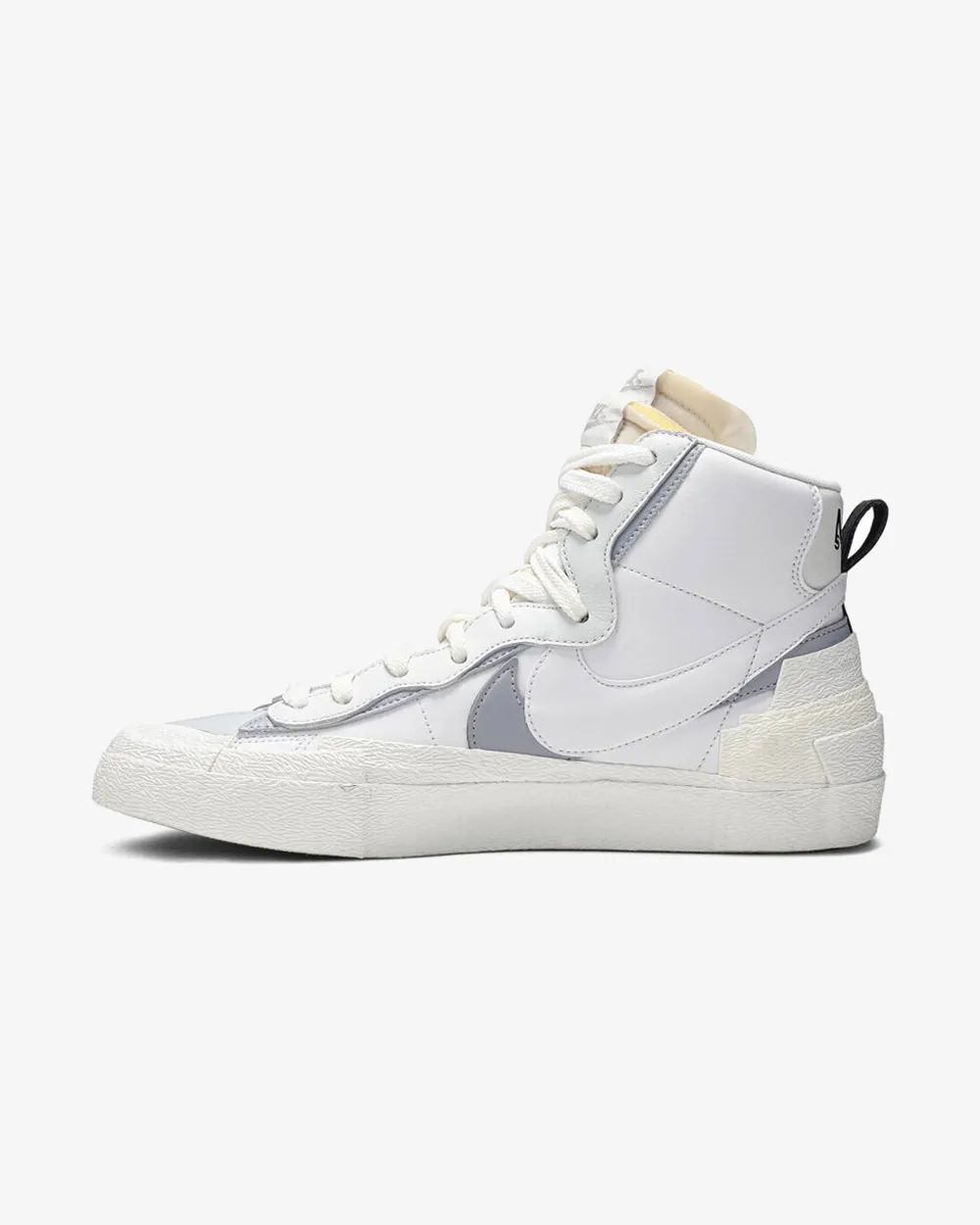 Athletic Fit Comfort   padding NIKE X SACAI MID BLAZER WHITE WOLF GREY