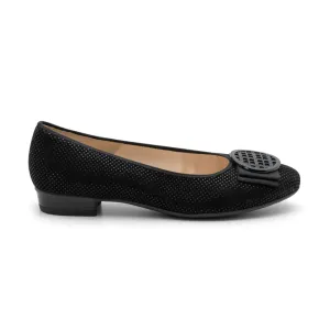Bambi Women's Ornament Ballet Flat Decorative Stitch Dapper Style
