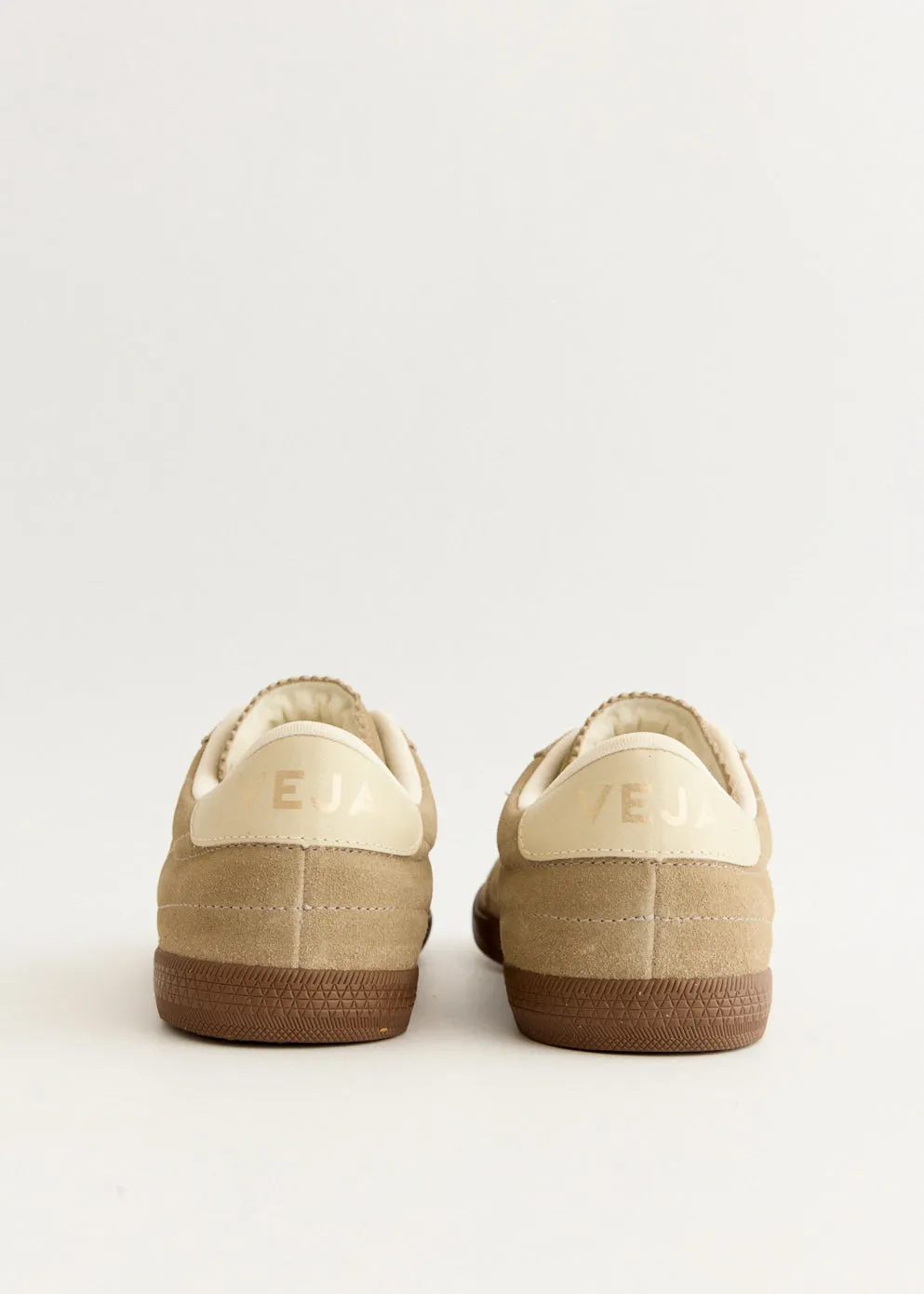 Decorative stitching Panenka Suede 'Taupe Pierre Bark' Sneakers