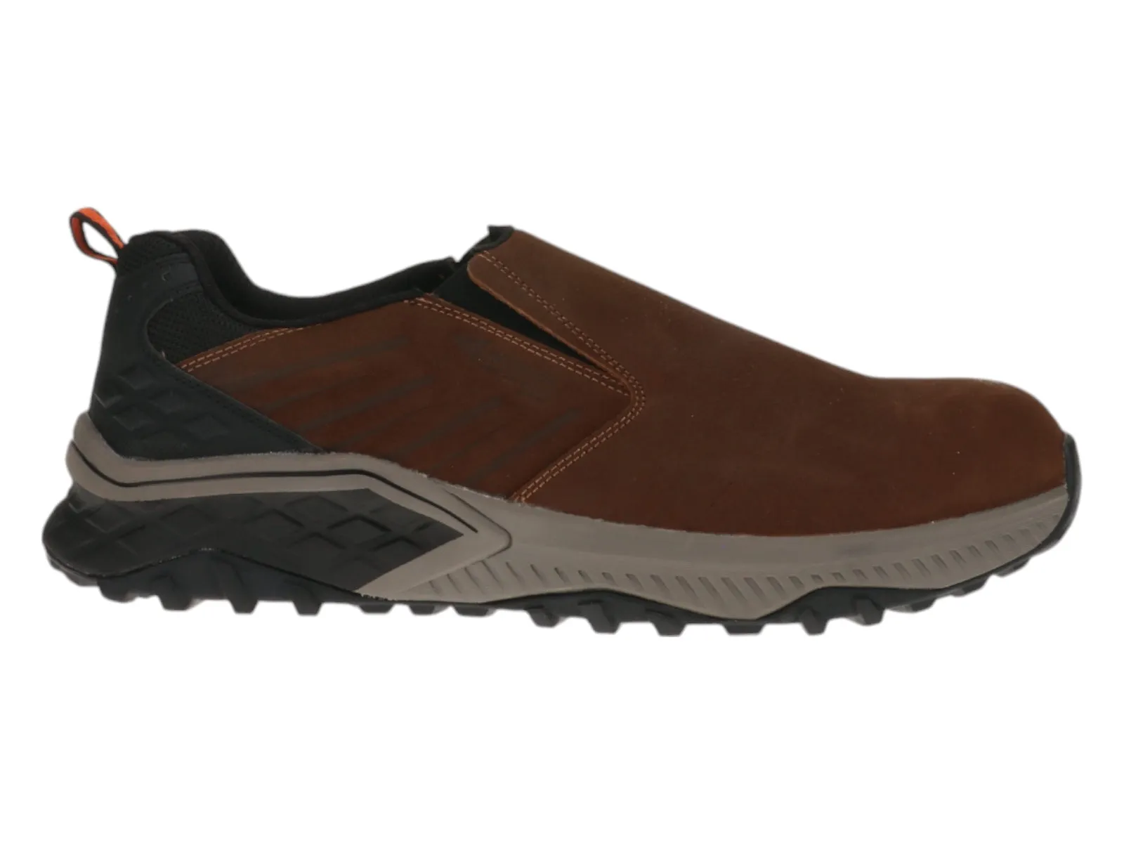 Avenger Summit Trail Safety Toe Slip On Brown Daily Wear