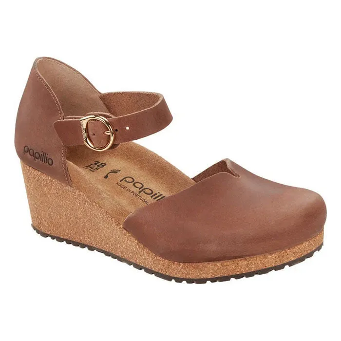 Womens Birkenstock Mary Narrow in Cognac Minimalist Design