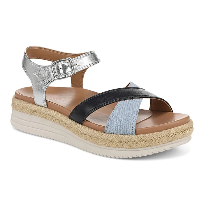 Everyday Shoes No Buckle Womens Vionic Mar in Navy Multi
