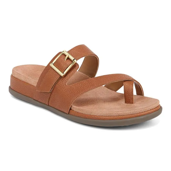 Womens Vionic Carmela in Tan Sea Fun Indoor Use