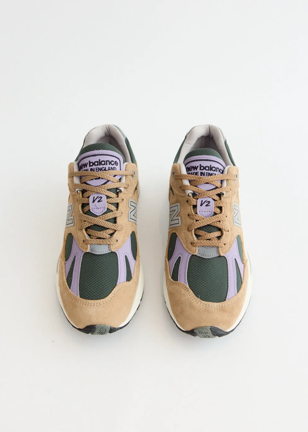 Muted MADE in UK 991v2 'Cement' Sneakers