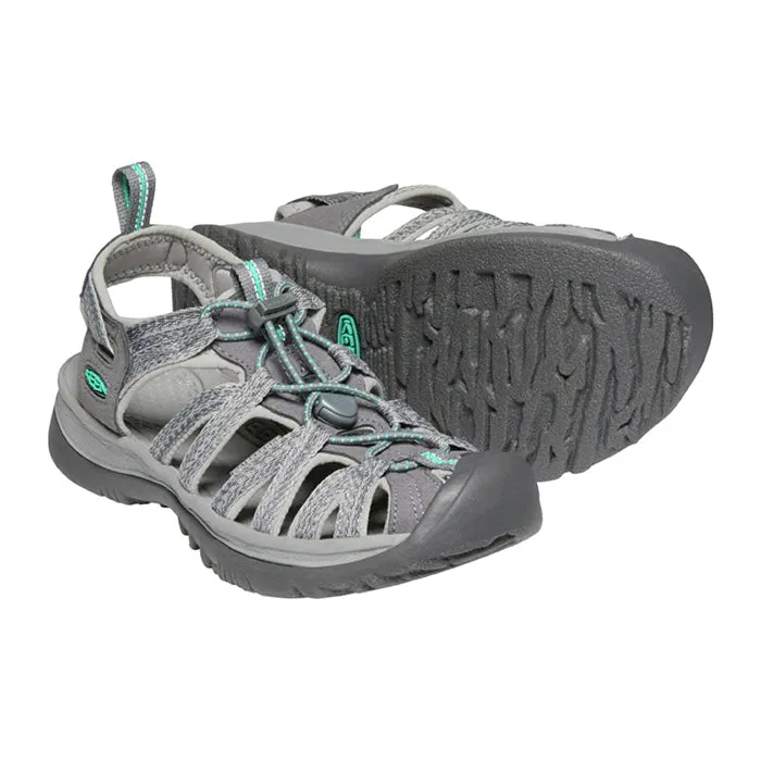 Womens Keen Whisper Grey/Peacock Slip-On Comfort