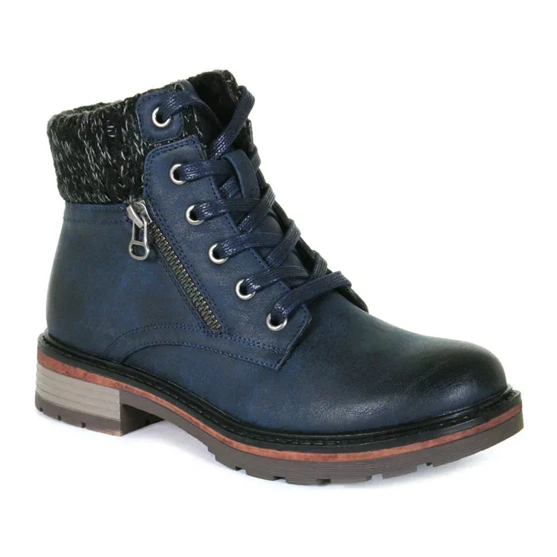 Women's Wanderlust Amy Waterproof Boot - Navy Non Skid