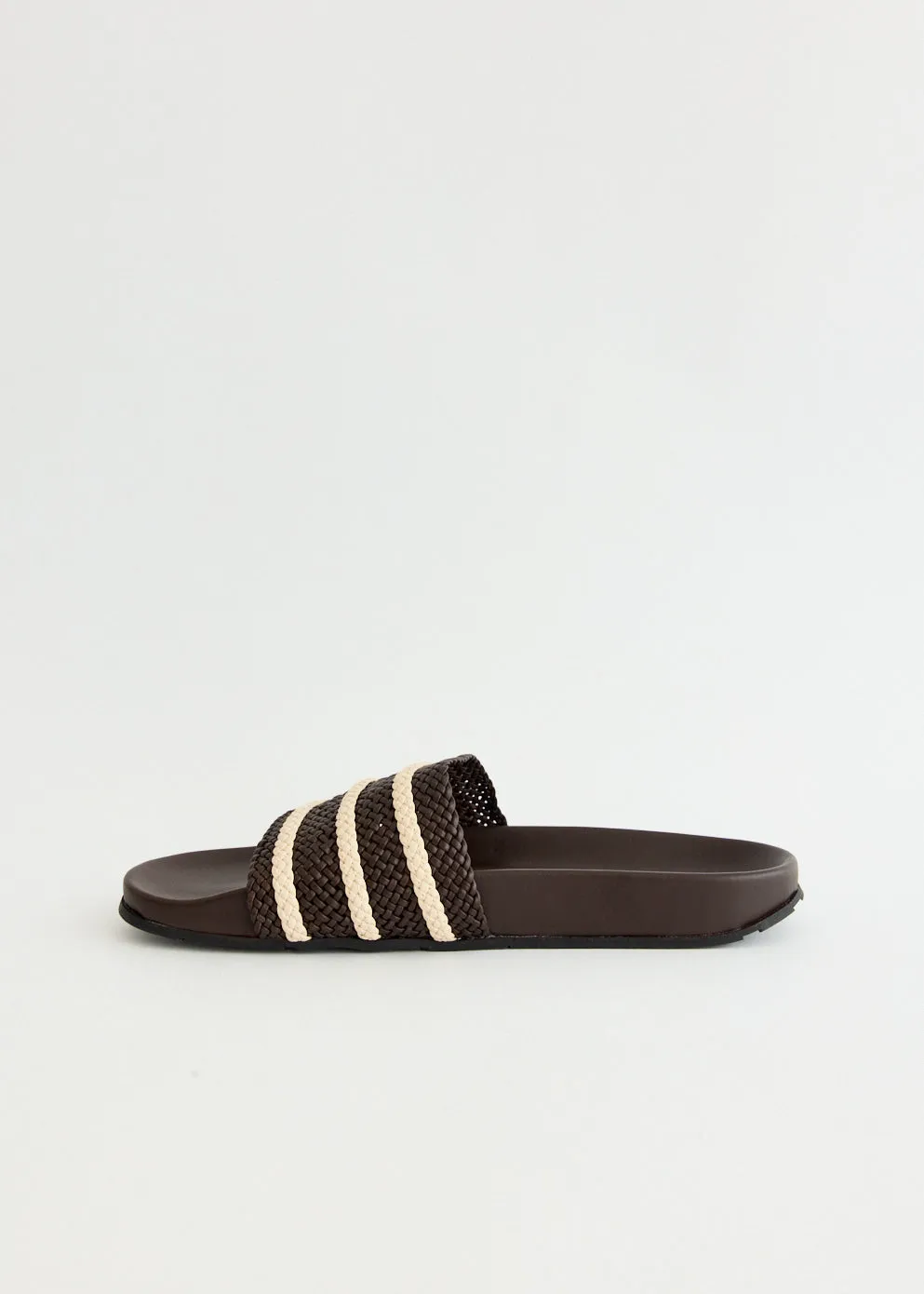 x Wales Bonner Adilette 'Dark Brown' Slides Soft Material
