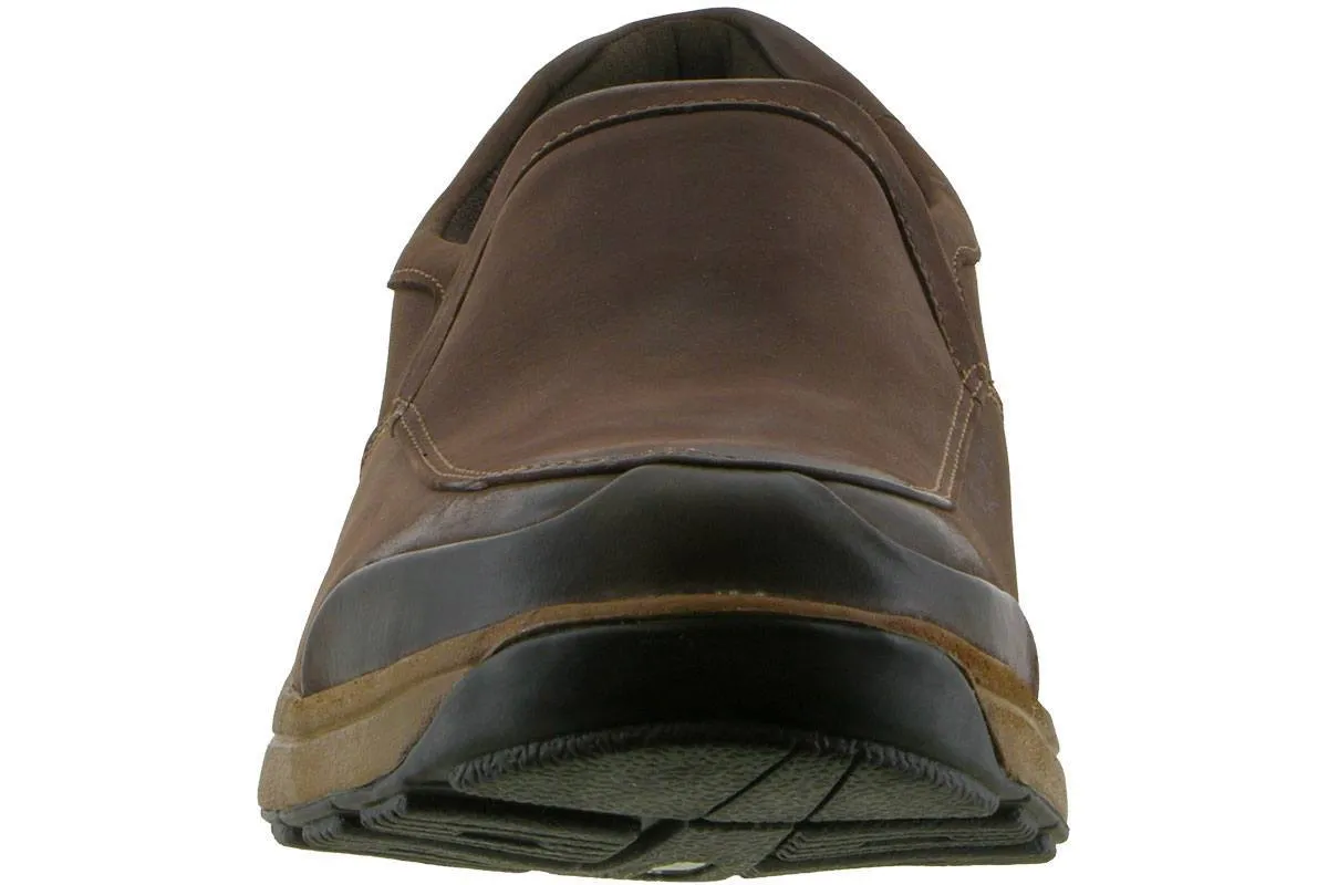 Move Easy Cold Step Dunham Battery Park Slip On Brown Nubuck