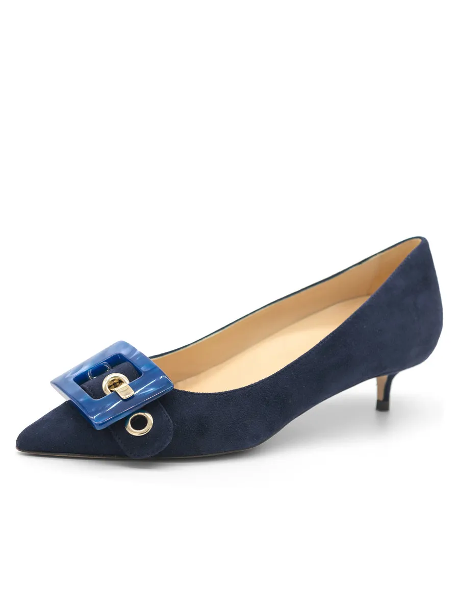 Diana Pointed Toe Kitten Heel Comfortable