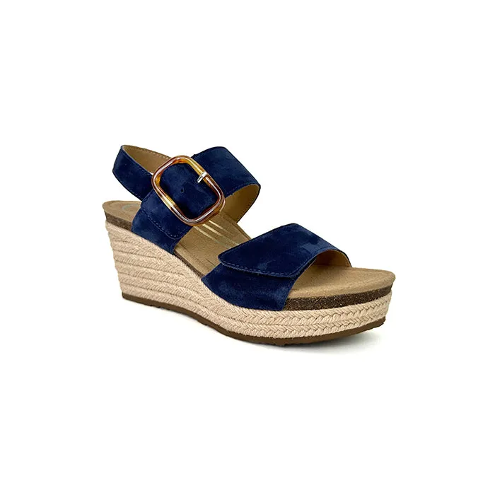 Womens Aetrex Ashley in Navy Daily Wear