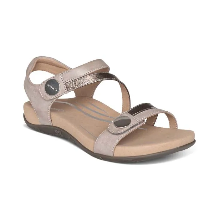 Womens Aetrex Jess in Smoke Sunny Day Comfortable Footwear