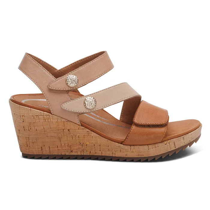 Womens Aetrex Madelyn in Ginger Multi Outdoor Wear