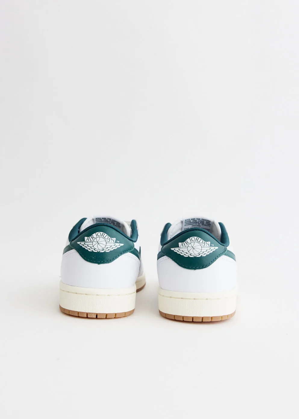 Women's Air Jordan 1 Low OG 'Oxidized Green' Sneakers Reinforced heel