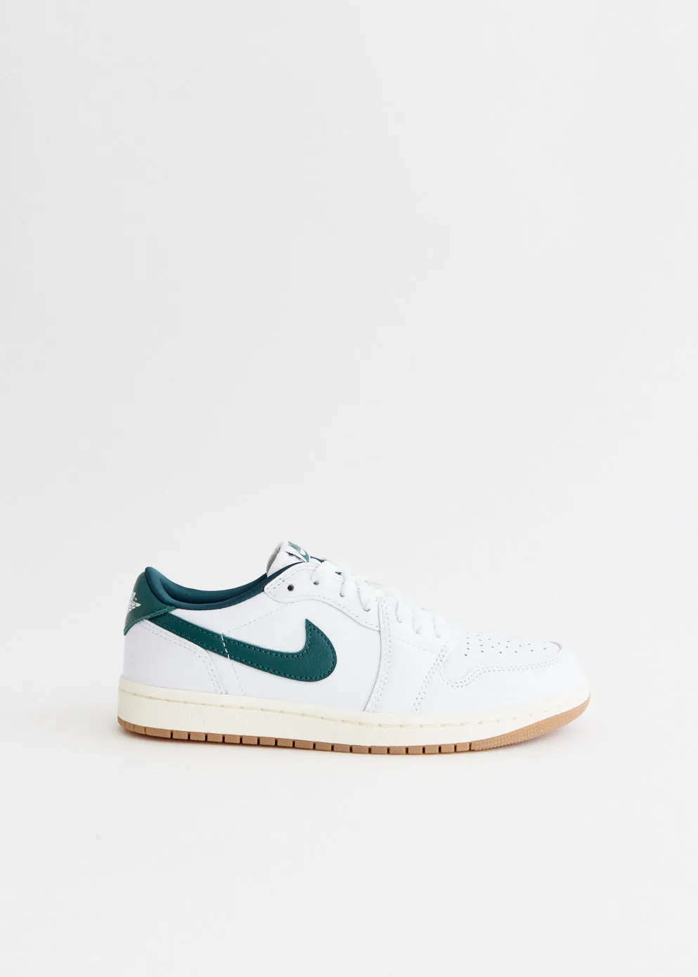 Women's Air Jordan 1 Low OG 'Oxidized Green' Sneakers Smart Form Crisp Finish