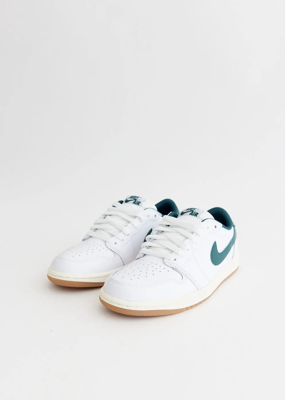 Women's Air Jordan 1 Low OG 'Oxidized Green' Sneakers Light Steps