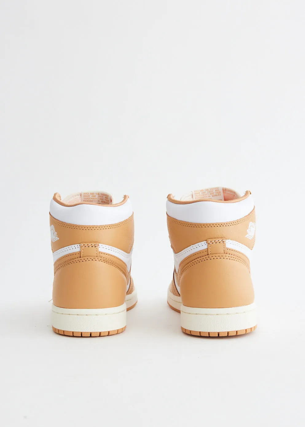 Women's Air Jordan 1 Retro High OG 'Praline' Sneakers Lead Step