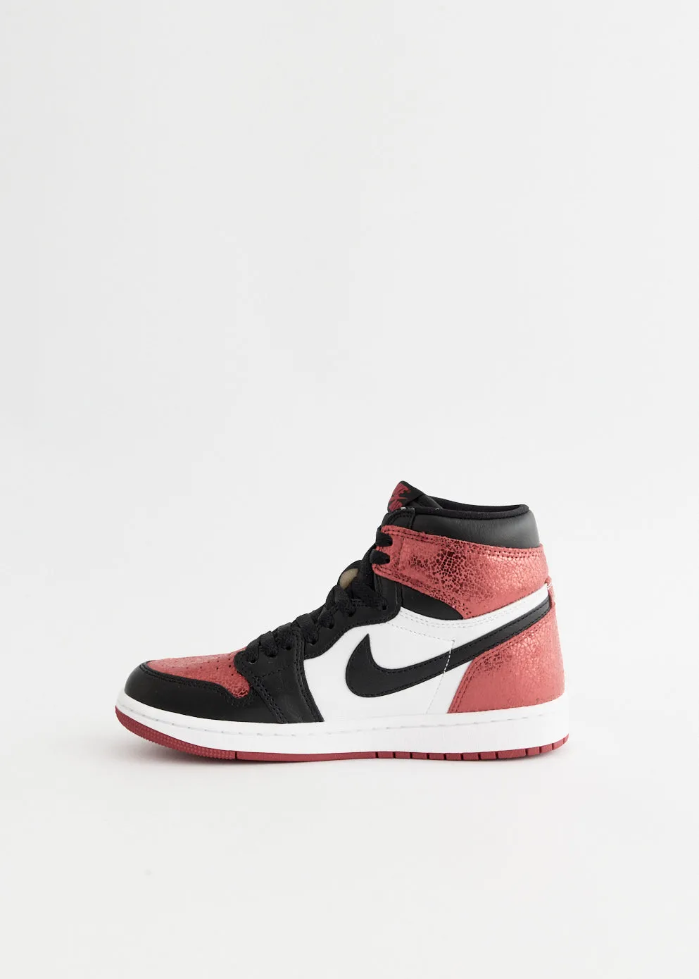 Women's Air Jordan 1 Retro High OG 'Ruby' Sneakers Ice Walk Slide On