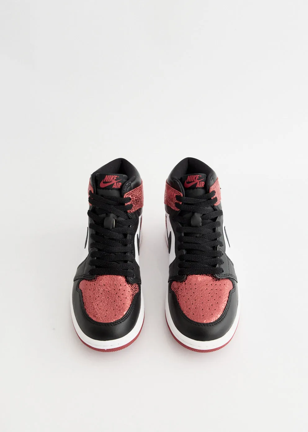 Simple Touch Women's Air Jordan 1 Retro High OG 'Ruby' Sneakers