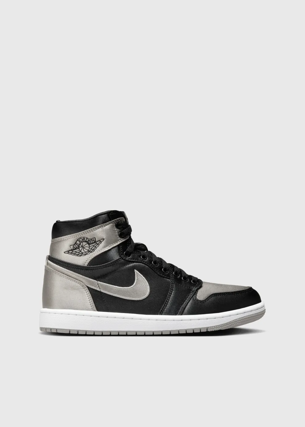 Women's Air Jordan 1 Retro High OG 'Satin Shadow' Sneakers Timeless Accent