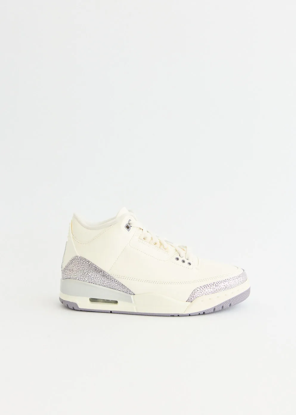 Follow Hike Quick Slip Women's Air Jordan 3 Retro 'Sail Cement Grey' Sneakers