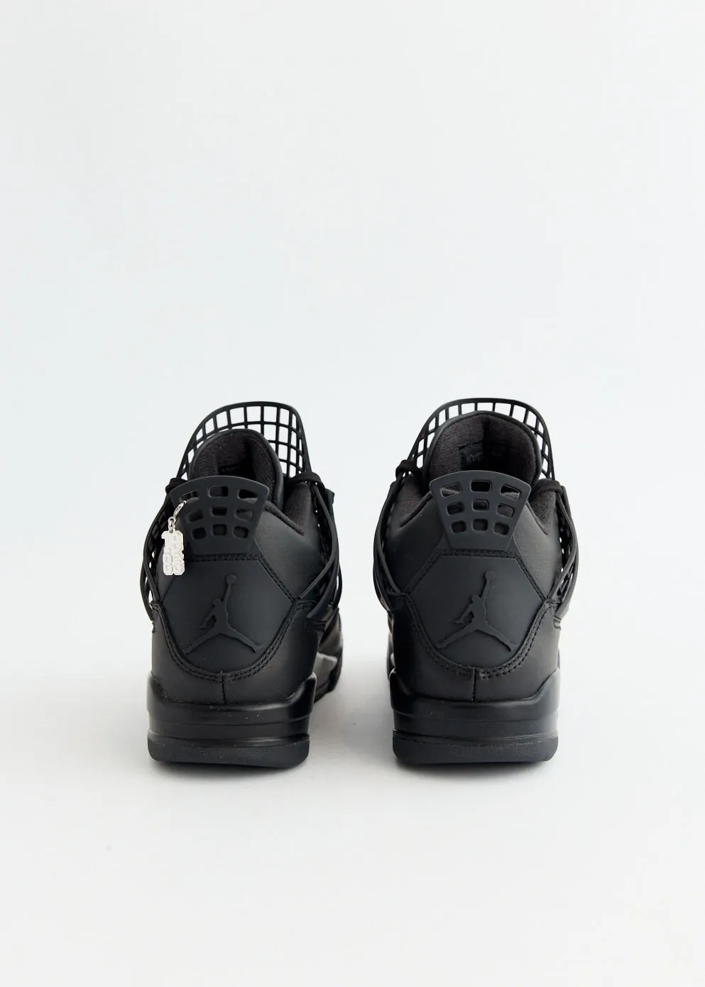 Women's Air Jordan 4 Net 'Black' Sneakers High-Performance Fit Medit Cool