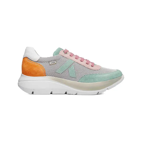 Women's Algoritmo 62400 - Green / White / Pink scientific - event running wear