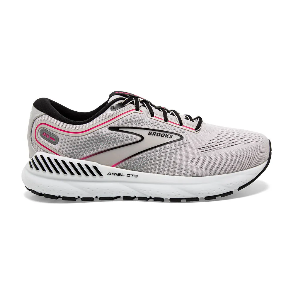 minimalist shoes synthetic - upper - feature shoes Women's Ariel GTS 23 - Grey / Black / Pink