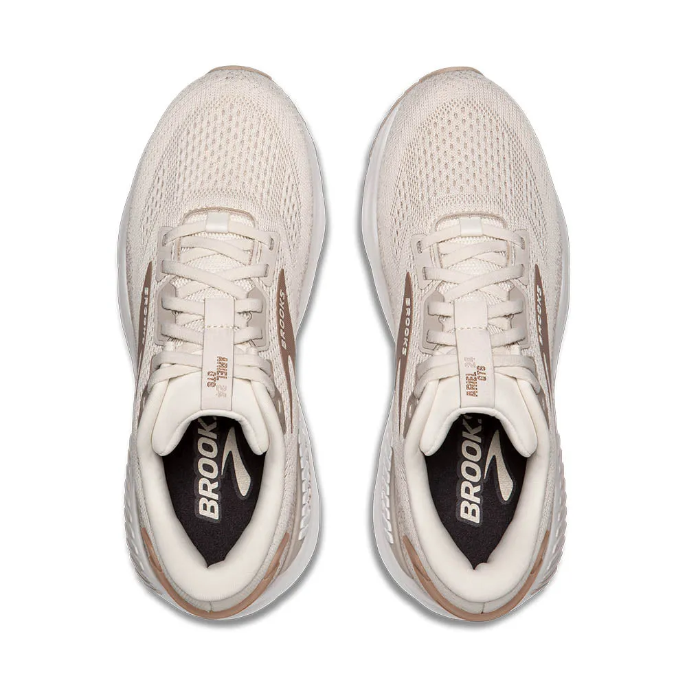 Shock   Absorbing weekend run shoes Women's Ariel GTS 24 - Coconut / Chateau / Portabella