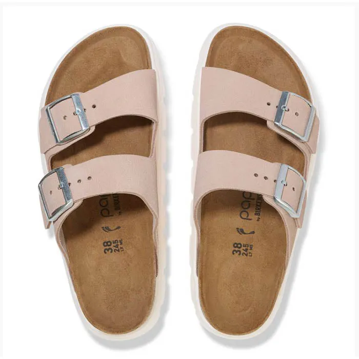 Daily Flex Womens Birkenstock Arizona Chunky Narrow in Light Rose