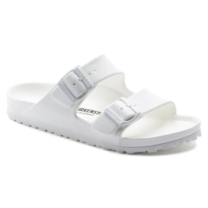 Island Time Chic Beach Shoes Womens Birkenstock Arizona EVA Narrow White
