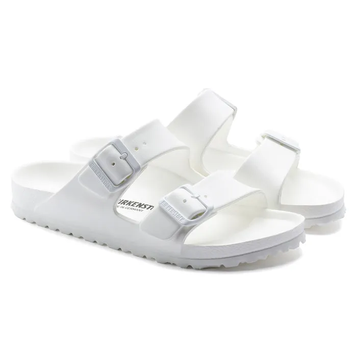 Womens Birkenstock Arizona EVA Narrow White Wide Straps