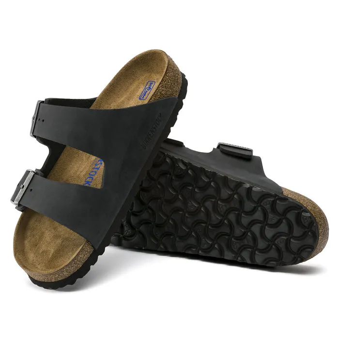 Womens Birkenstock Arizona Oiled Black Espadrille Style Ventilated Design