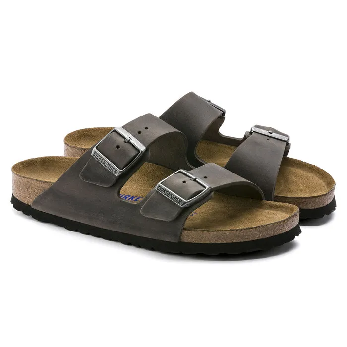 Womens Birkenstock Arizona Oiled Iron Stay Light