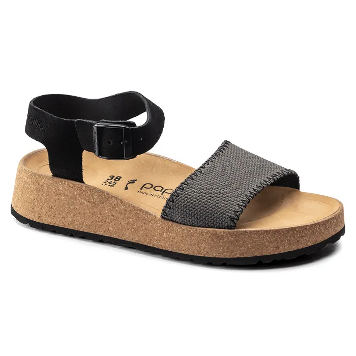 All Gender Womens Birkenstock Glenda Platform Narrow Black/Anthracite