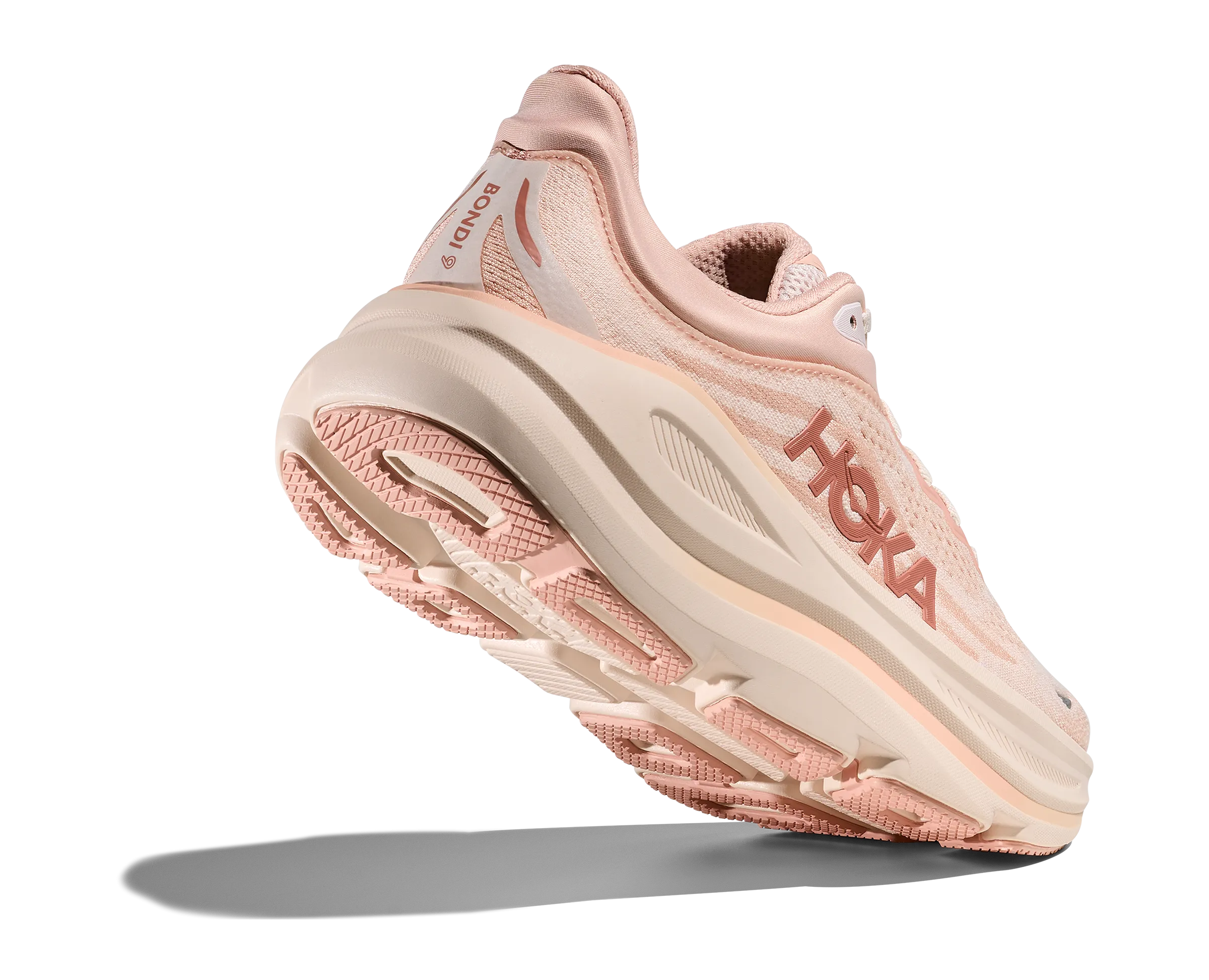 Stretchy Material buckle - closure shoes Women's Bondi 9 - Rose Latte / Rose Cream