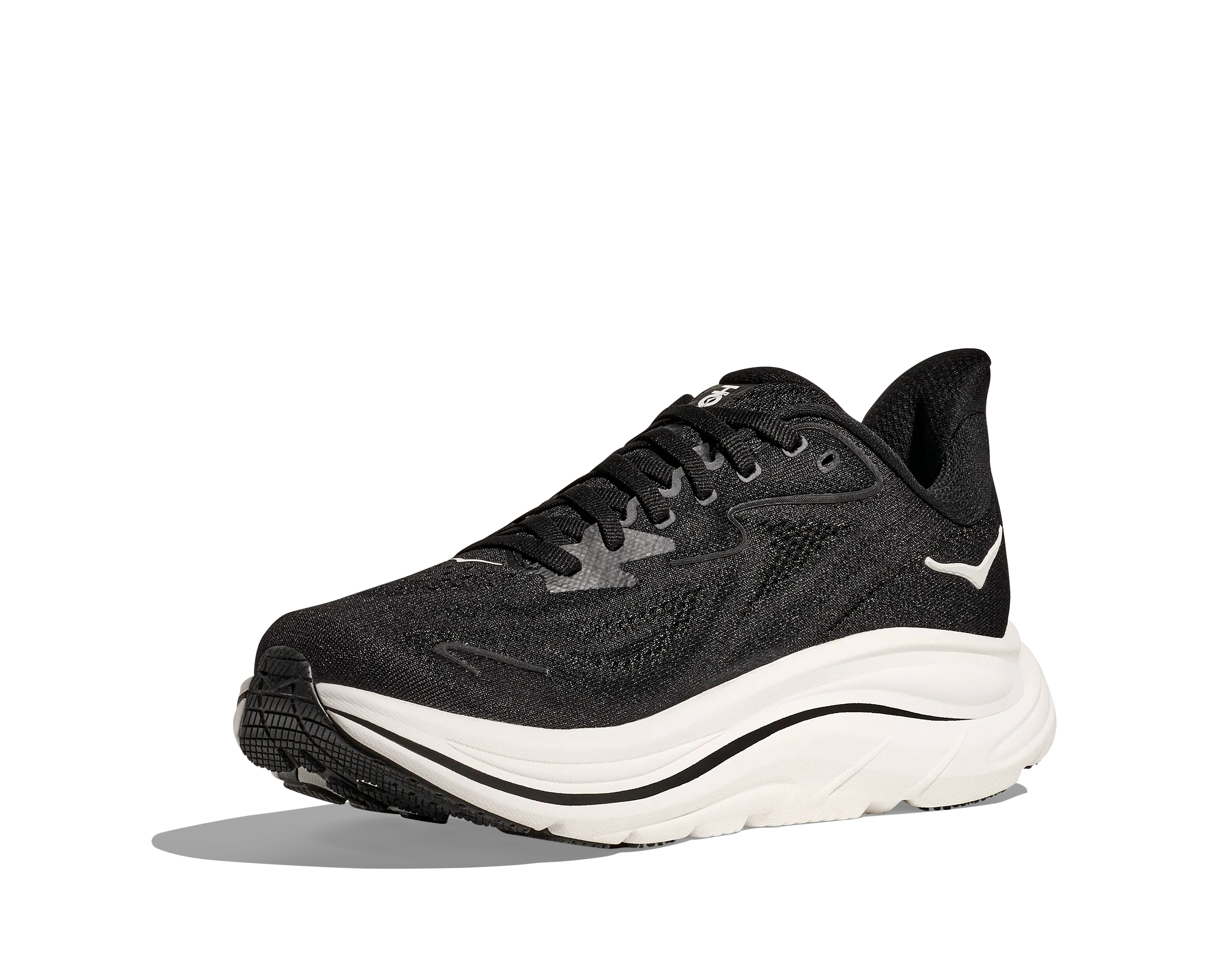 Women's Clifton 10 - Black / White antibacterial insole shoes plyometric - training