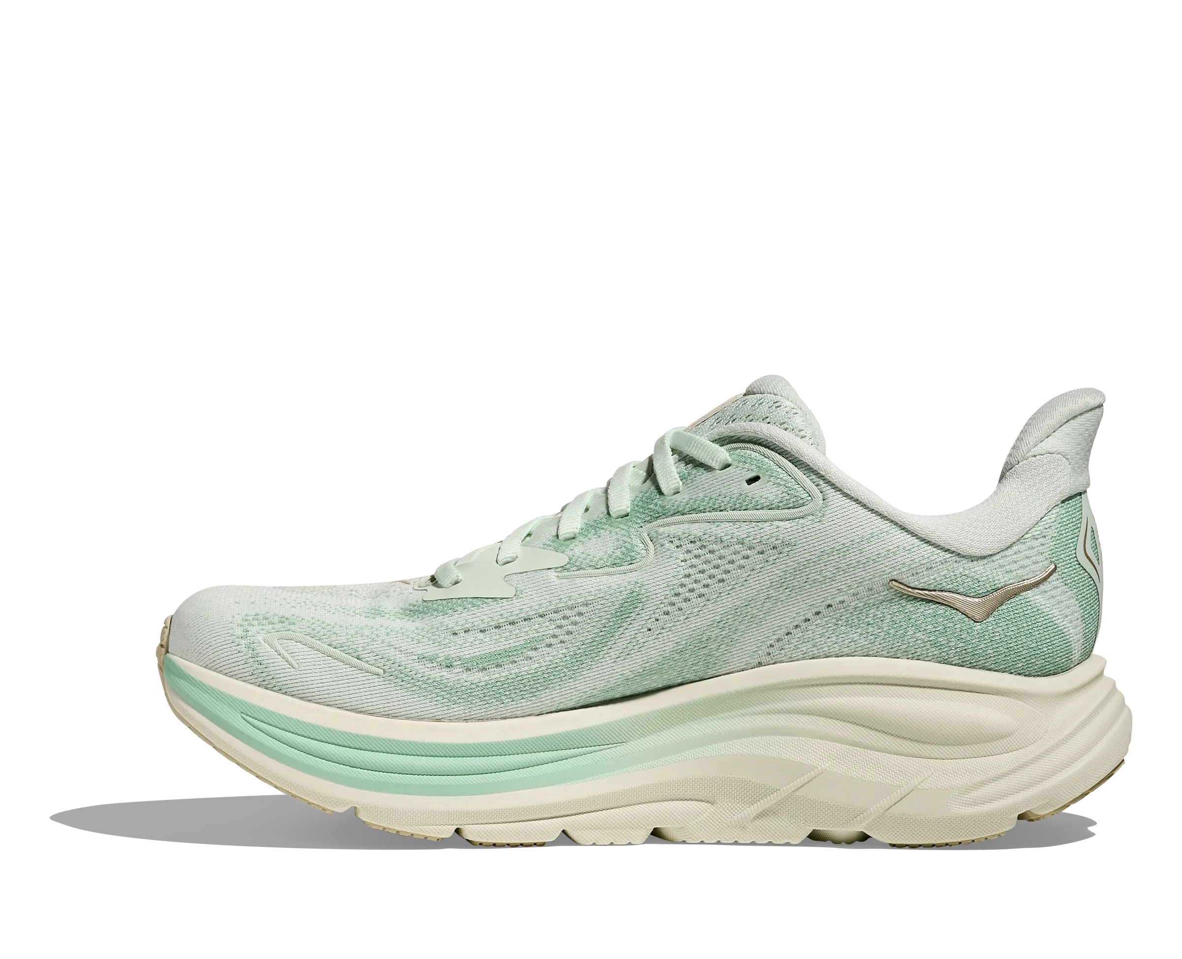 non - perforated - upper shoes Women's Clifton 10 - Sea Glass / Jadeite