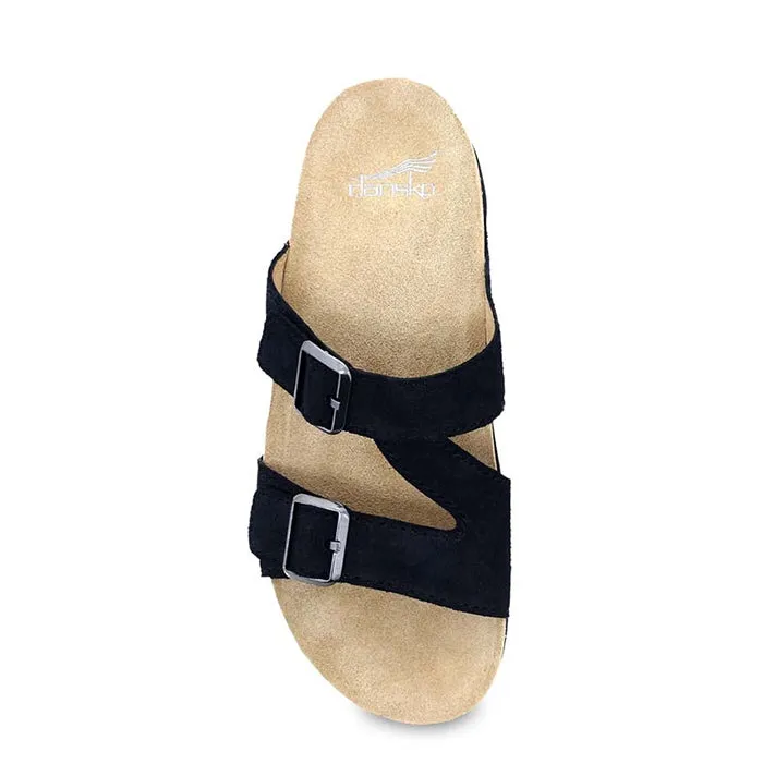 Womens Dansko Dayna in Black Comfortable Sandals for Men Zero Weight