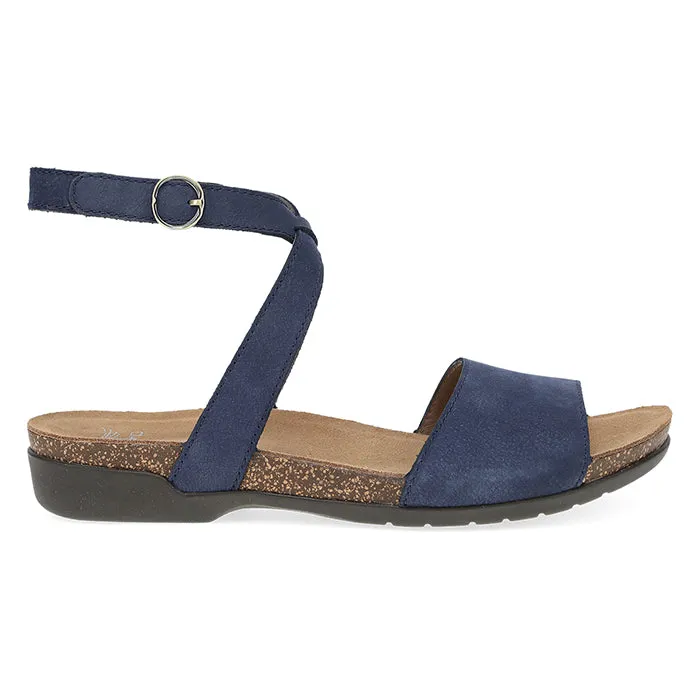 Womens Dansko Rafferty in Navy Pet Walk Relaxing Sandals