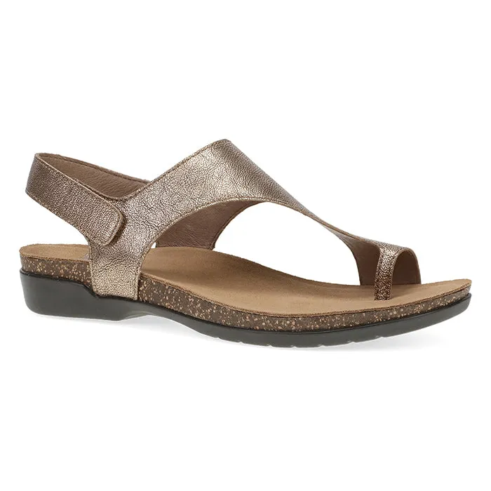 Back Help Womens Dansko Reece in Bronze Metallic