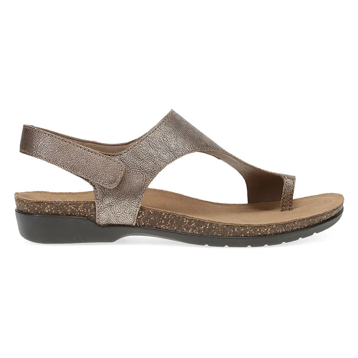 Womens Dansko Reece in Bronze Metallic suede upper Insole Cushion