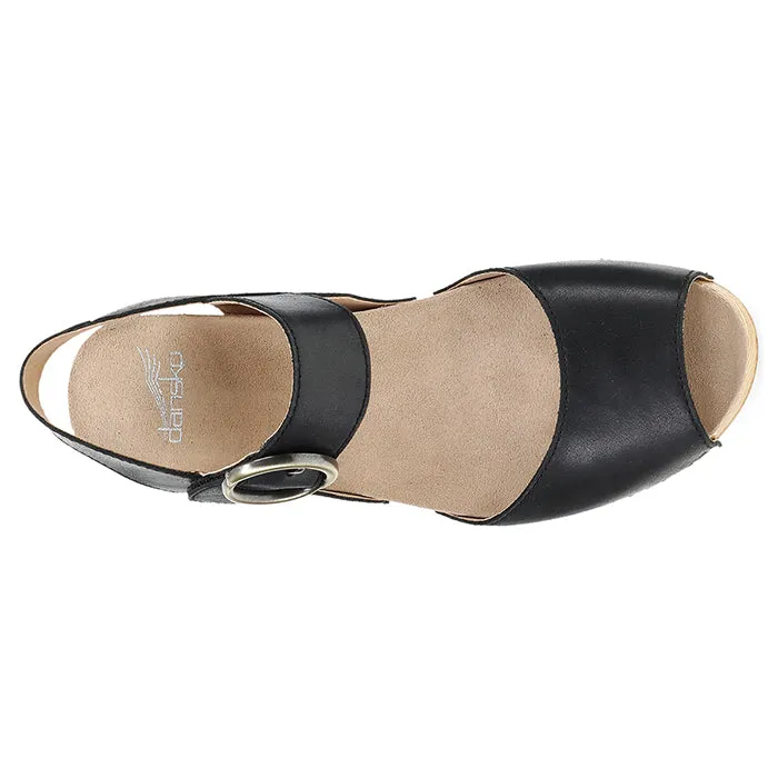 Womens Dansko Tamra in Black Sandal Inserts Casual Sandals for Men