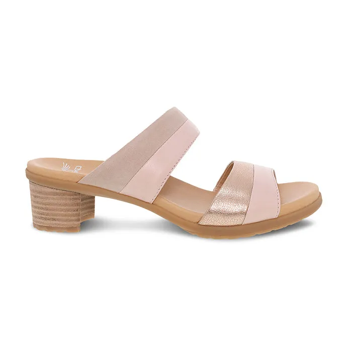 Womens Dansko Theresa in Blush Multi Open Steps
