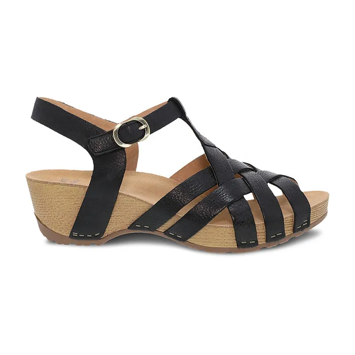 Womens Dansko Tinley in Black Beach Footwear Everyday Shoes