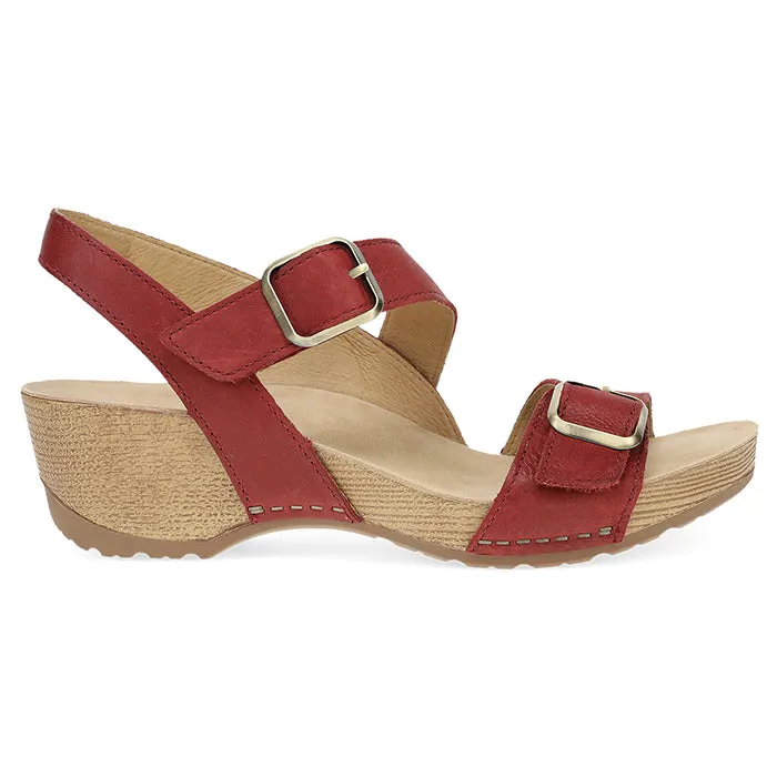 Womens Dansko Trinity in Cayenne Trendy Footwear Casual Flip-flops