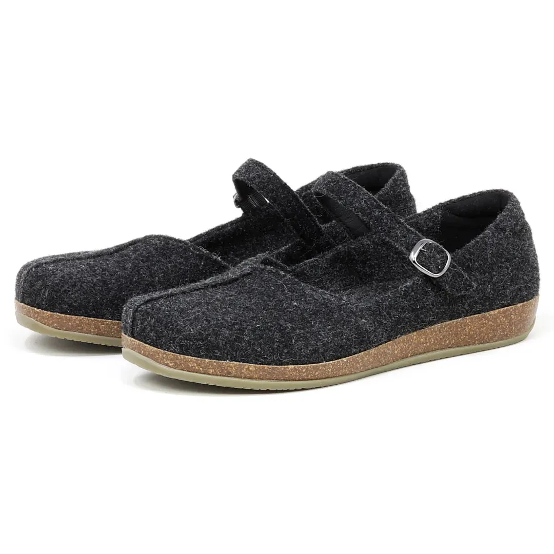 windy - day shoes commuters Women's Eva Wool Mary-Jane