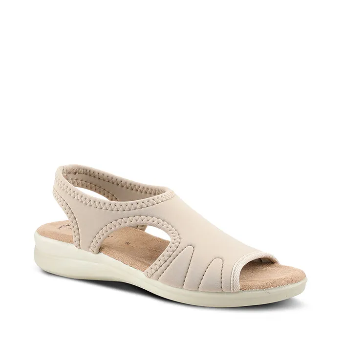 wedge sandals Outdoor Wear Womens Flexus Nyaman in Beige