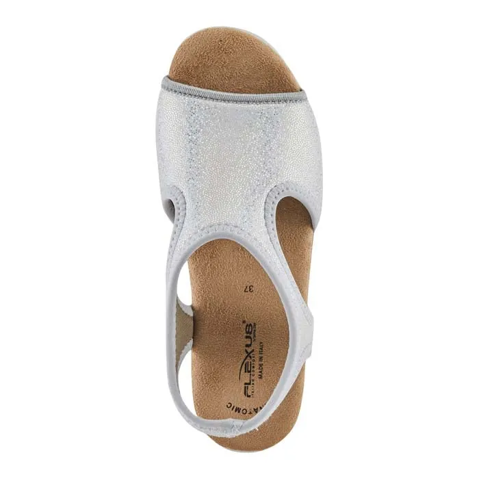 Holiday Time City Vibe Womens Flexus Nyaman Pindott in Silver